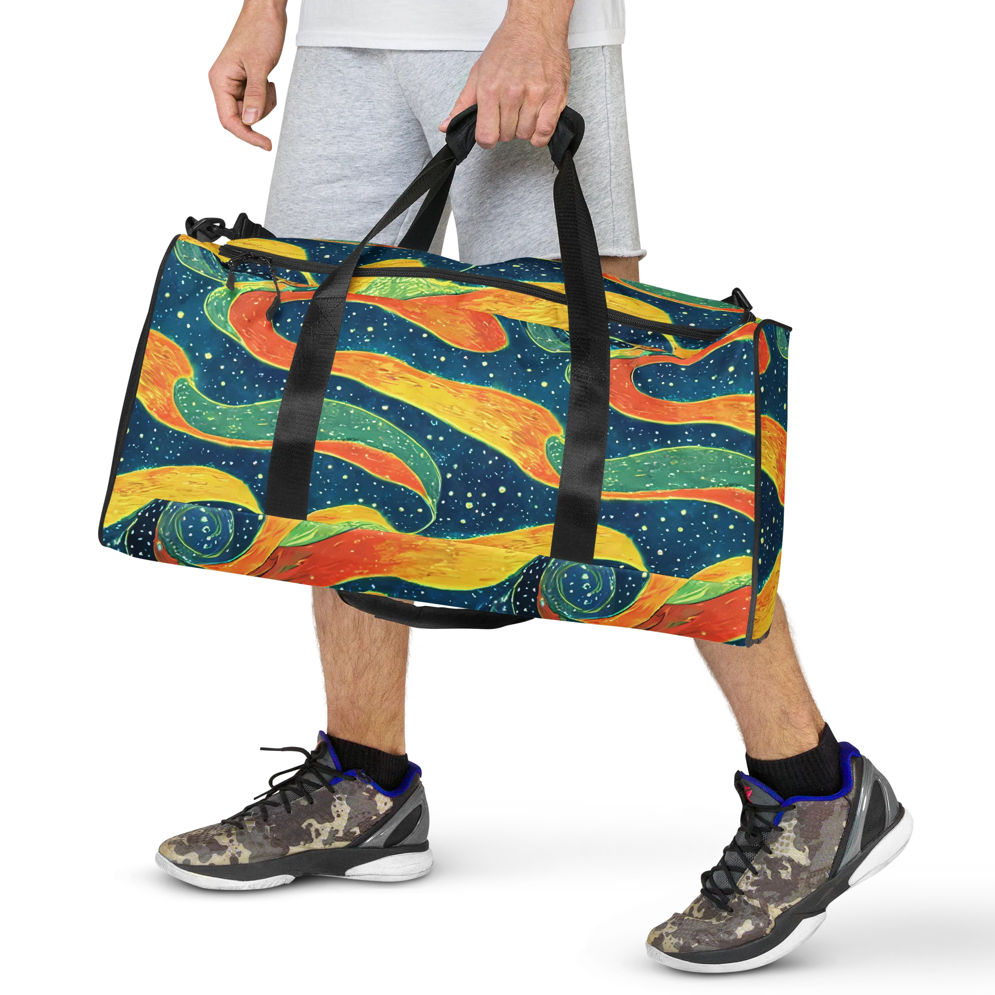 Celestial Harmony on Duffle Bag — Front