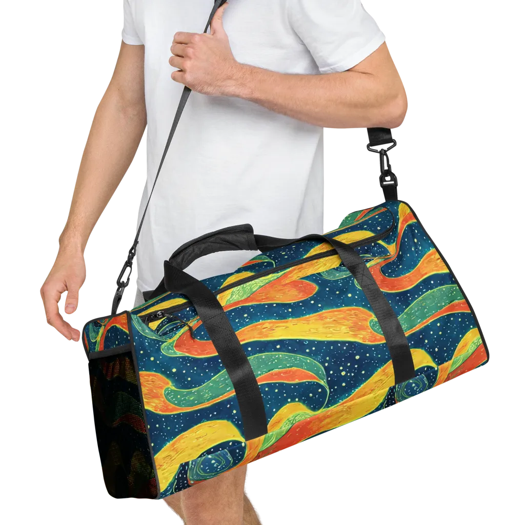 Celestial Harmony on Duffle Bag — Right Front