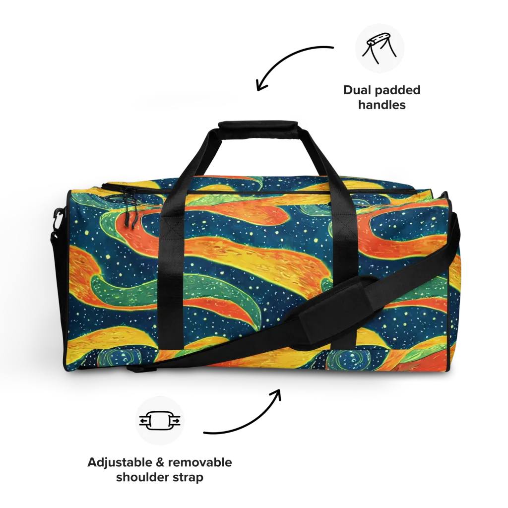 Celestial Harmony on Duffle Bag — Front