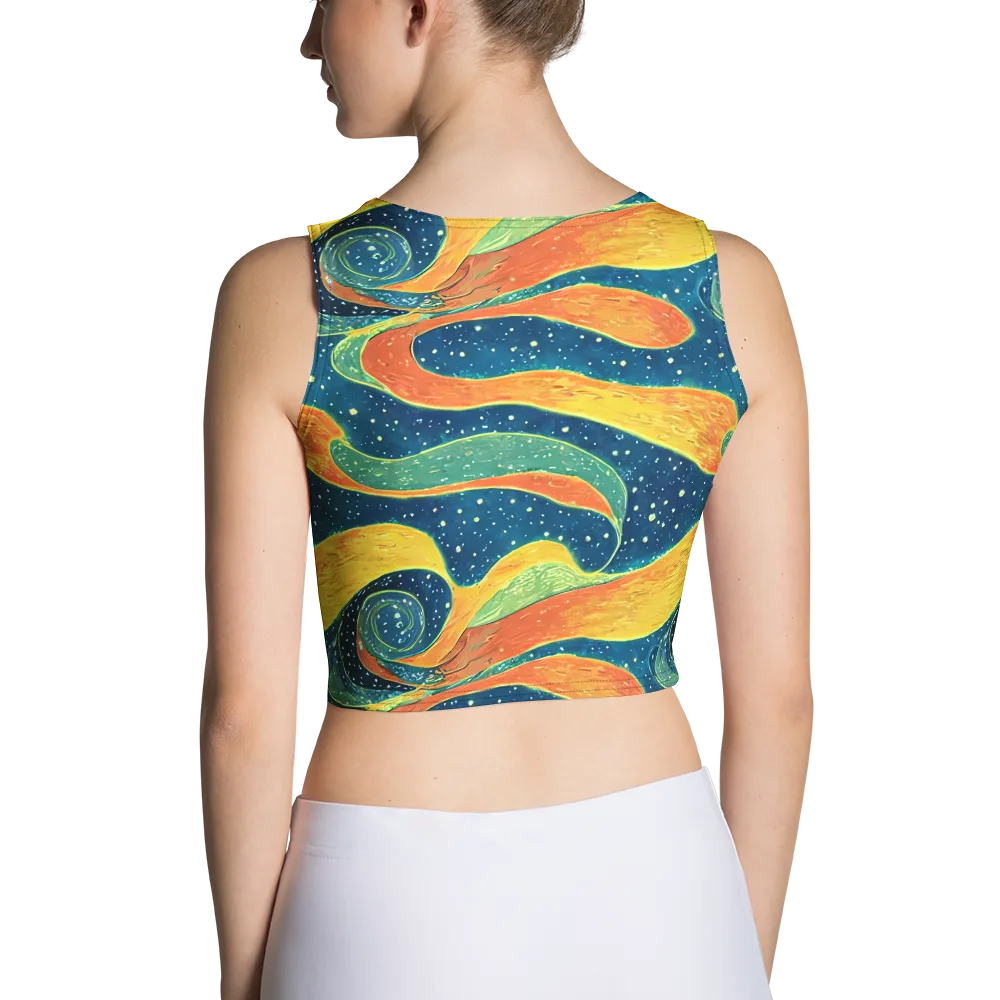 Celestial Harmony on Crop Top — Back