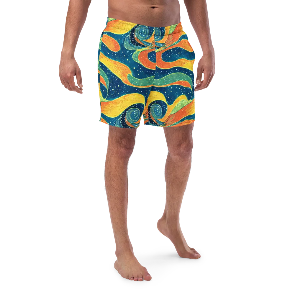 Celestial Harmony on Swim Trunks — Front