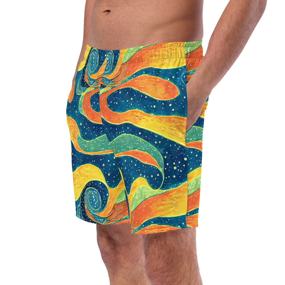 Celestial Harmony on Swim Trunks — Left Front