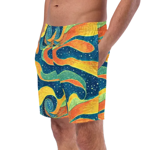 Celestial Harmony on a Swim Trunks