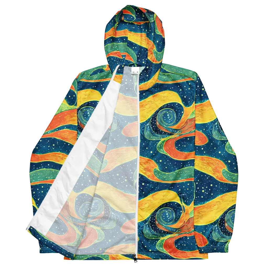 Celestial Harmony on Men's Windbreaker — Front