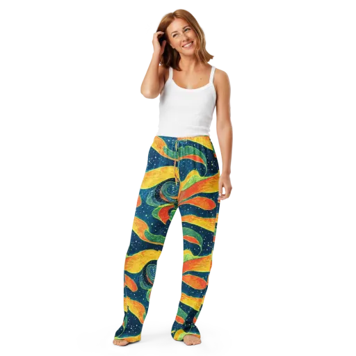 Celestial Harmony on a Women's Pajama Pants