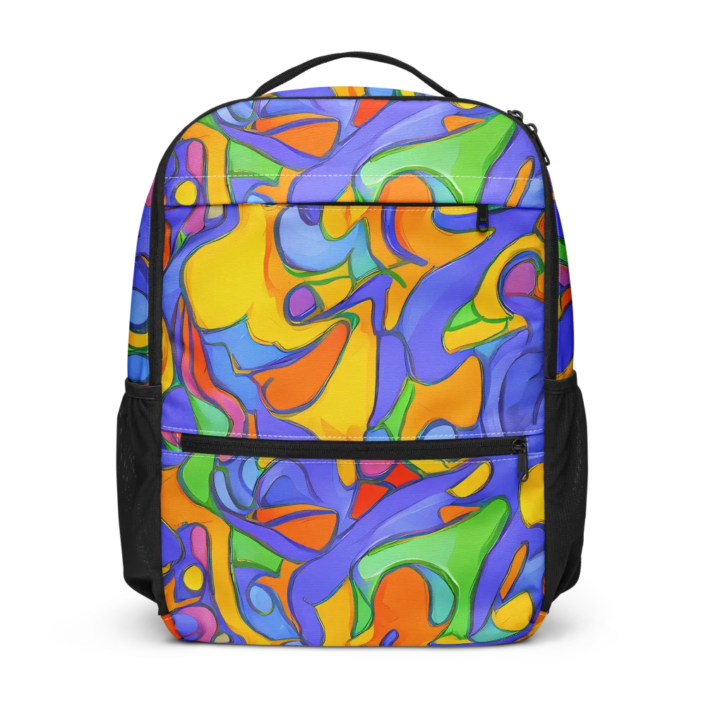 Joffe Swirl on Utility Backpack — Front