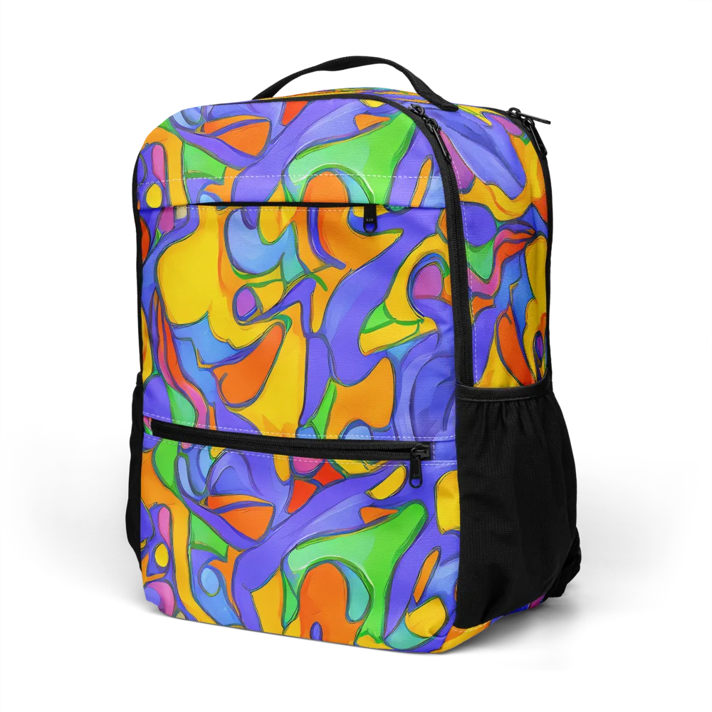 Joffe Swirl on Utility Backpack — Left Front