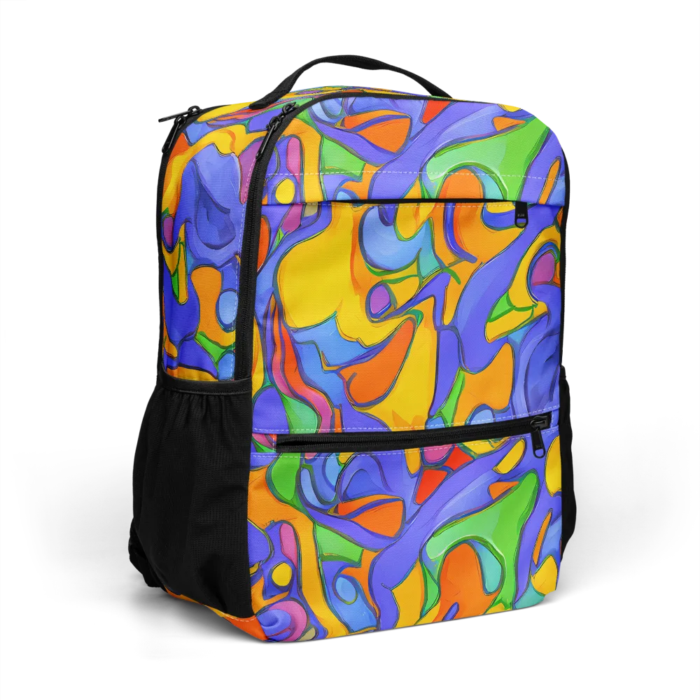 Joffe Swirl on Utility Backpack — Right Front