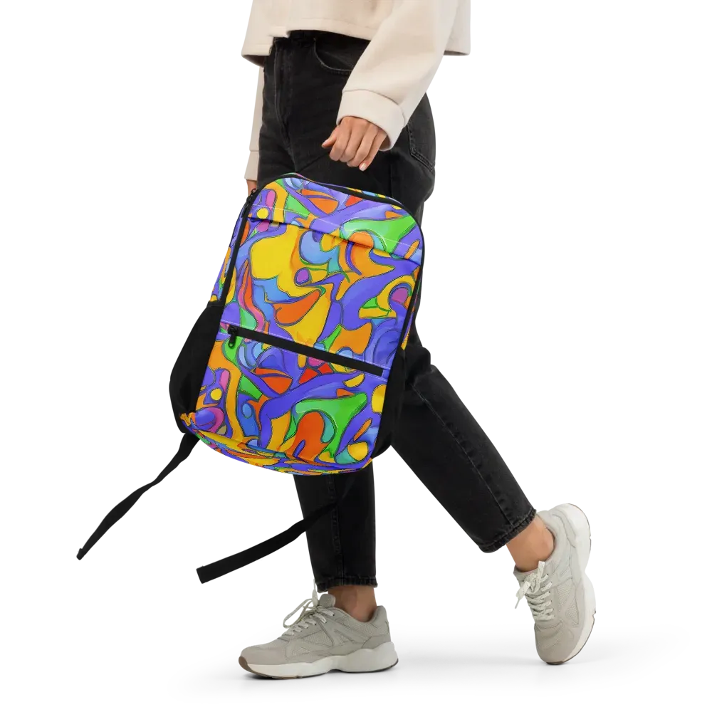 Joffe Swirl on Utility Backpack — Front