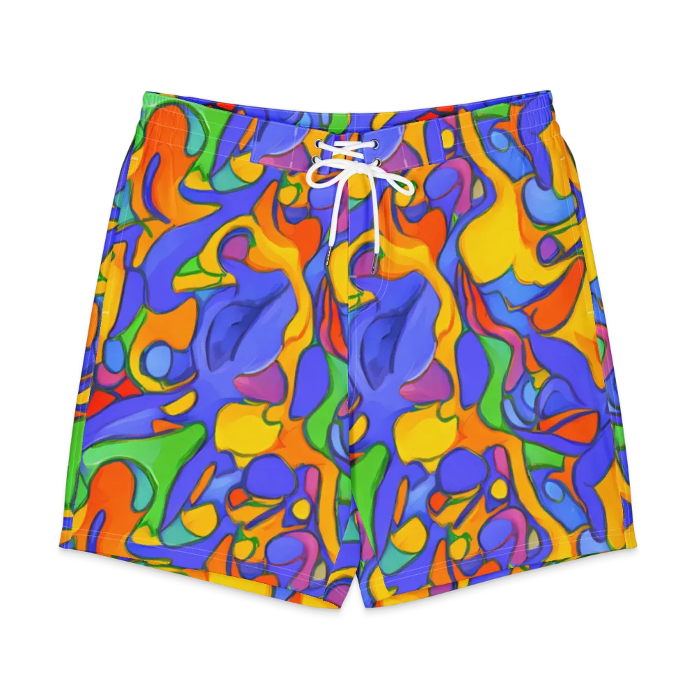 Joffe Swirl on Men's Board Shorts — Front