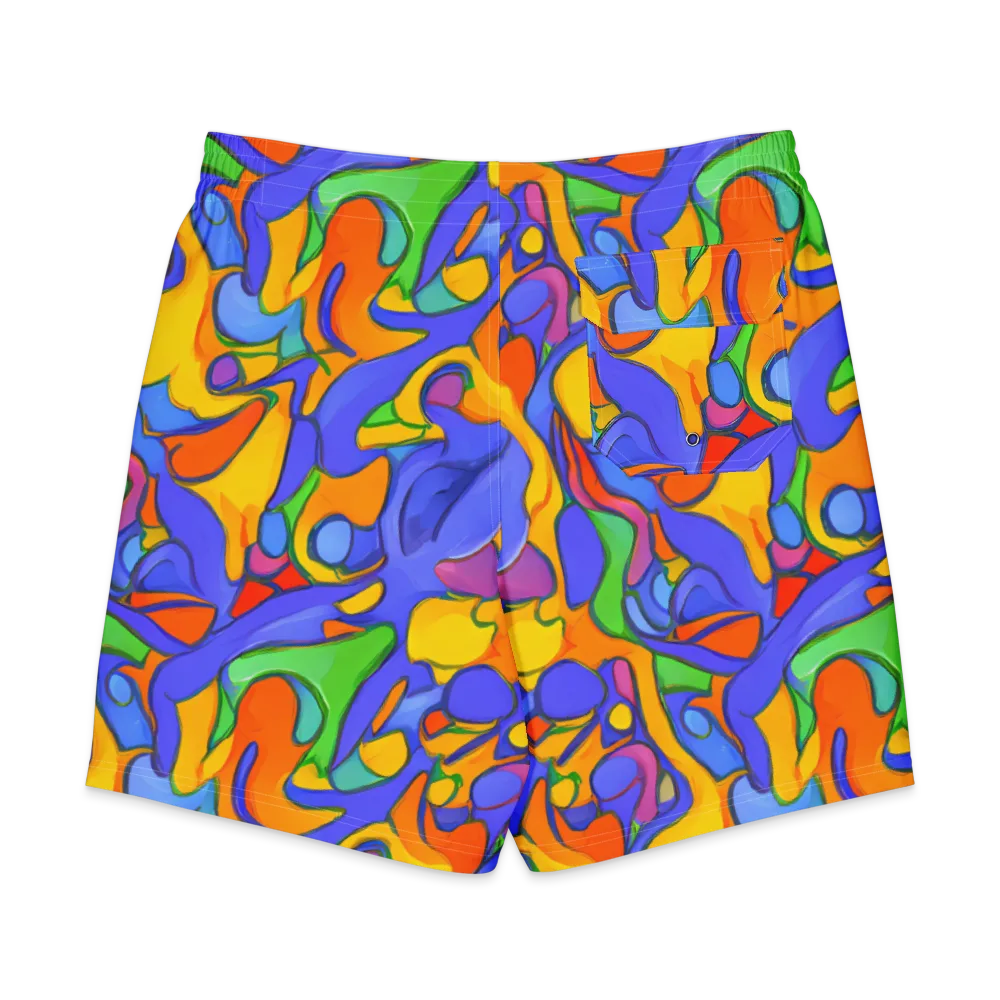 Joffe Swirl on Men's Board Shorts — Back