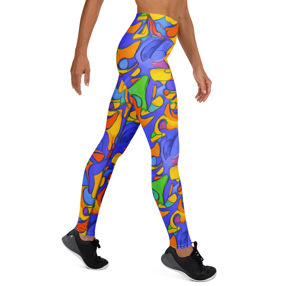 Joffe Swirl on Yoga Leggings — Right
