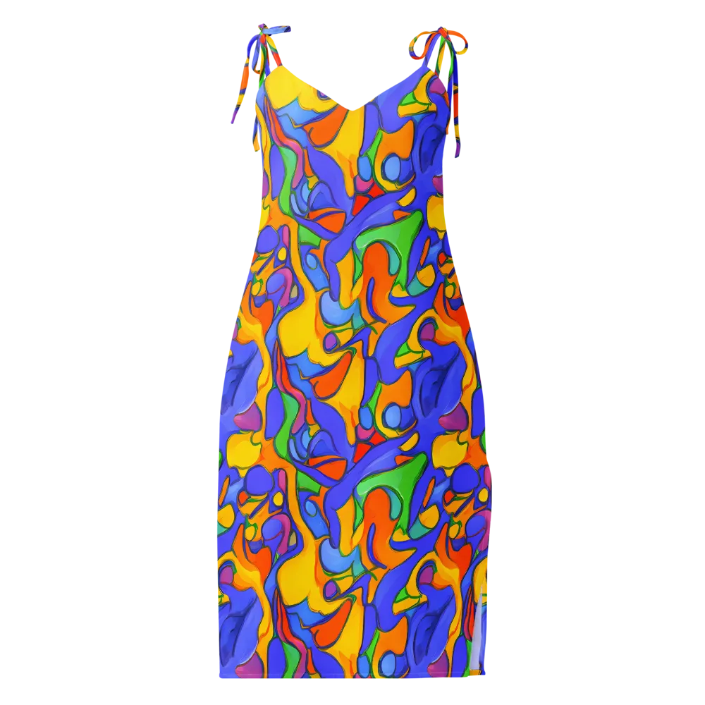 Joffe Swirl on Slip Dress — Front