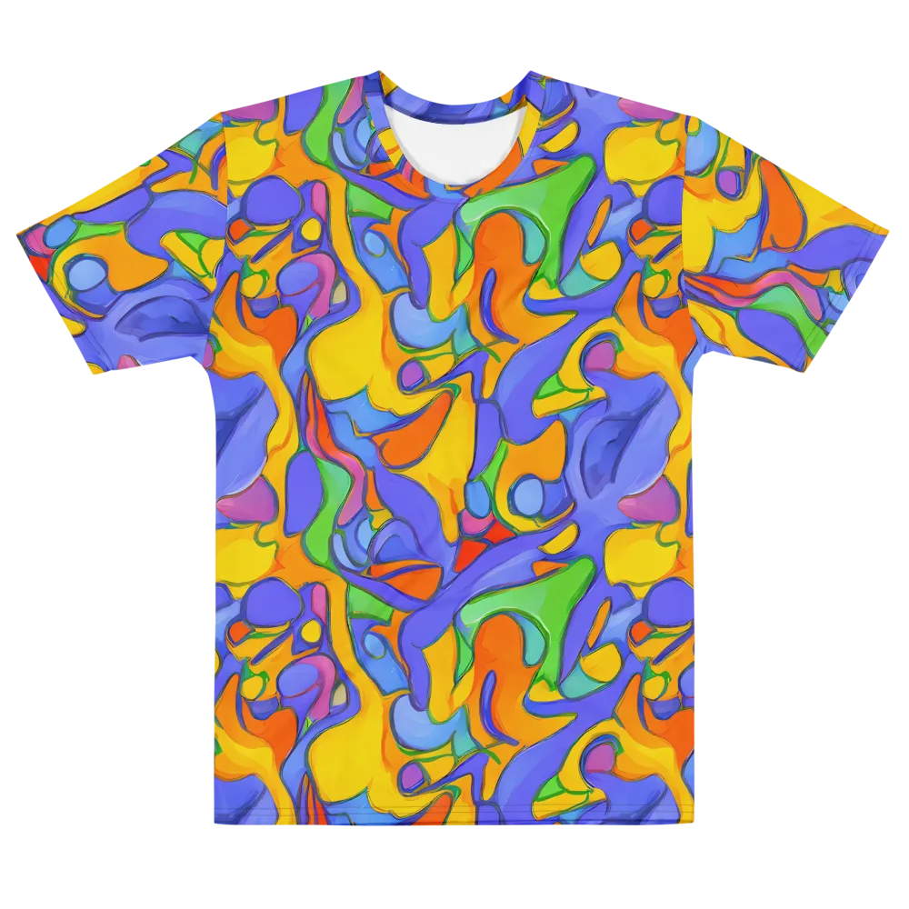 Joffe Swirl on Men's Cotton Crew Neck T-Shirt — Front