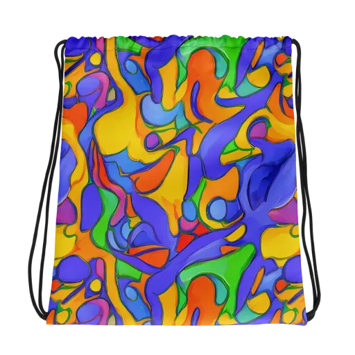 Joffe Swirl on a Drawstring Bag