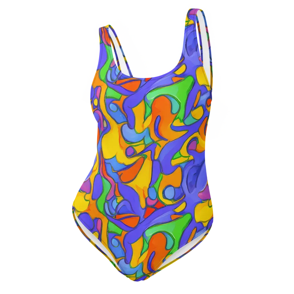 Joffe Swirl on One-Piece Swimsuit — Front