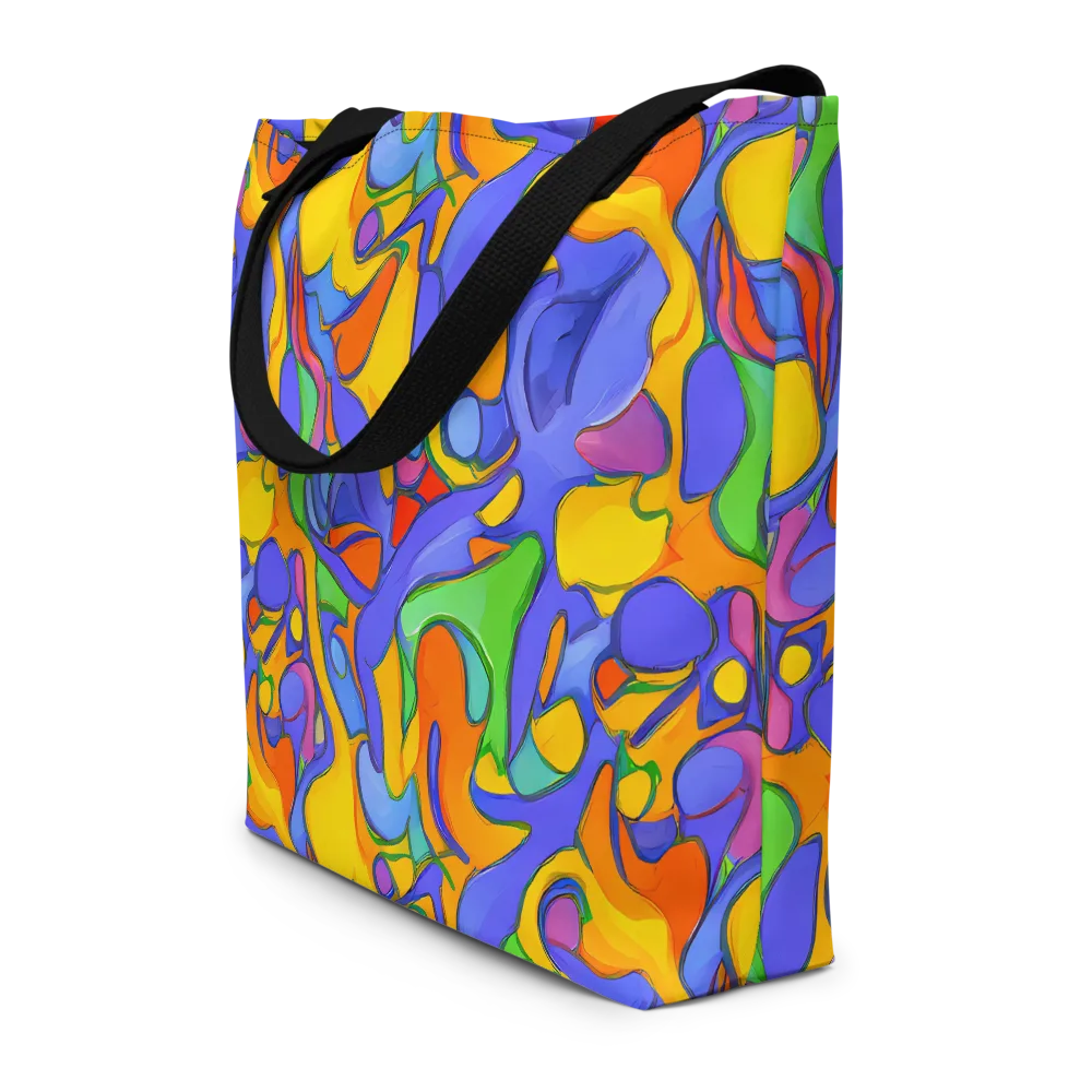 Joffe Swirl on Large Tote Bag W/ Pocket — Front