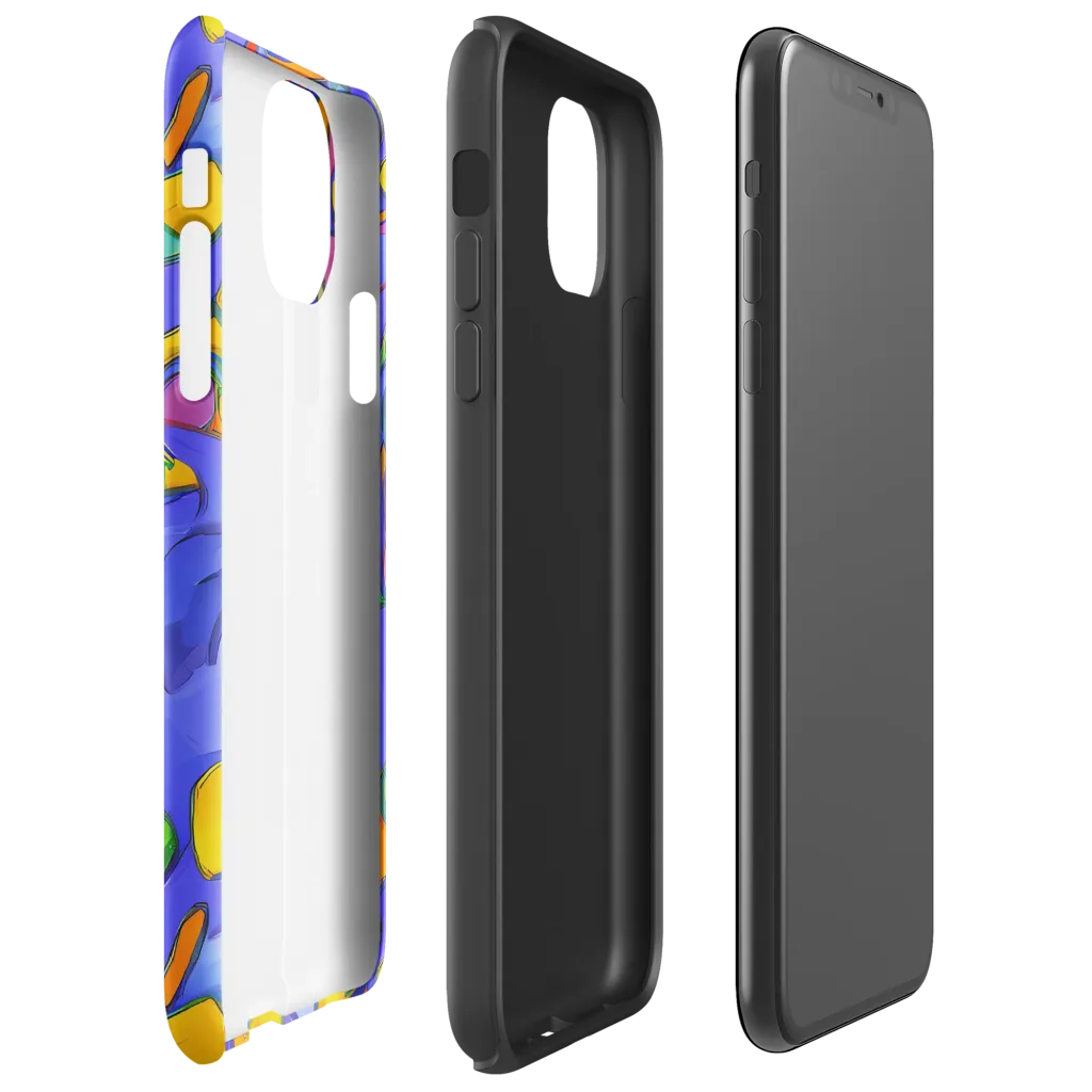 Joffe Swirl on Tough Case for iPhone® — Right
