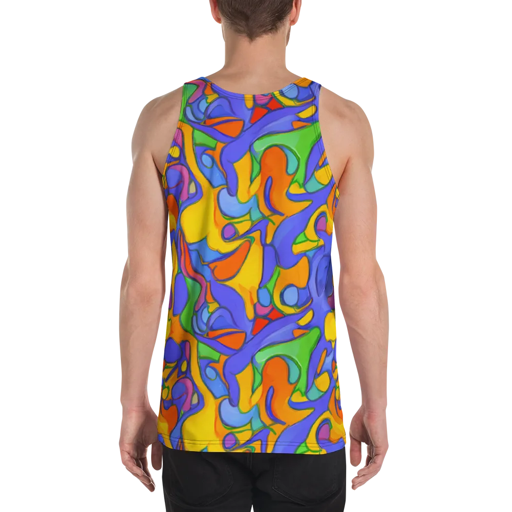 Joffe Swirl on Men's Tank Top — Back