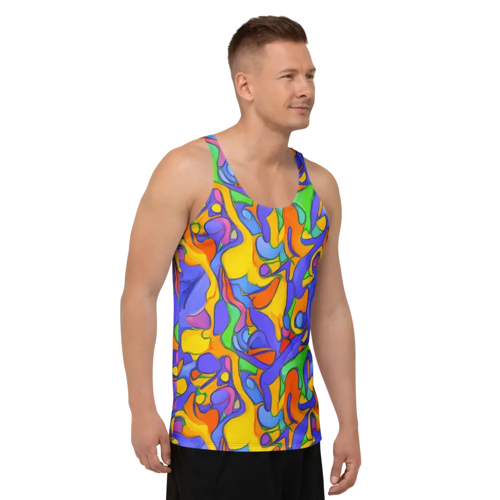 Joffe Swirl on Men's Tank Top — Right Front