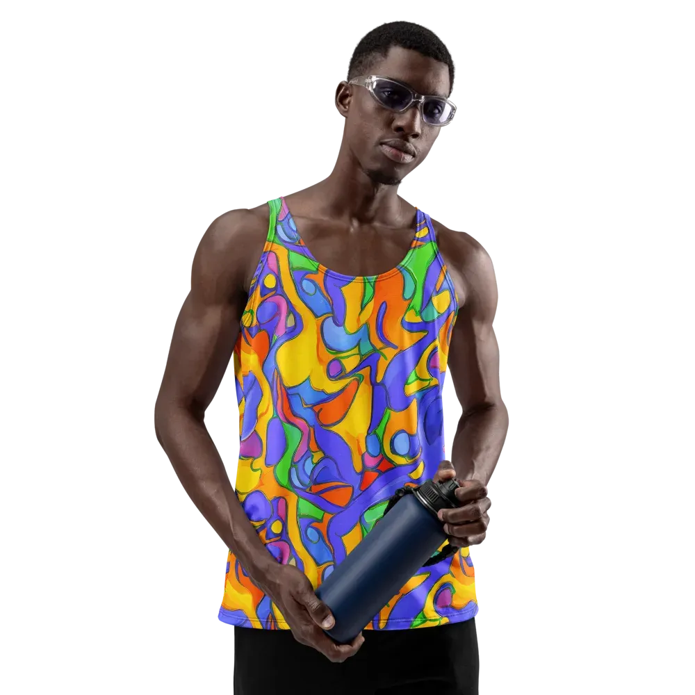 Joffe Swirl on Men's Tank Top — Front