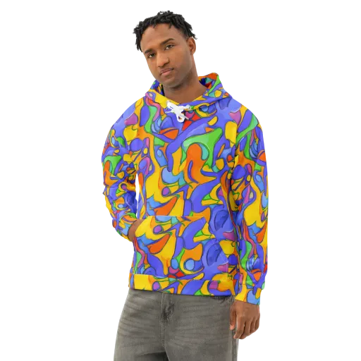Joffe Swirl on a Cotton Hoodie