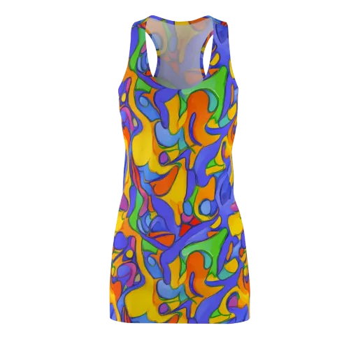 Joffe Swirl on a Racerback Dress