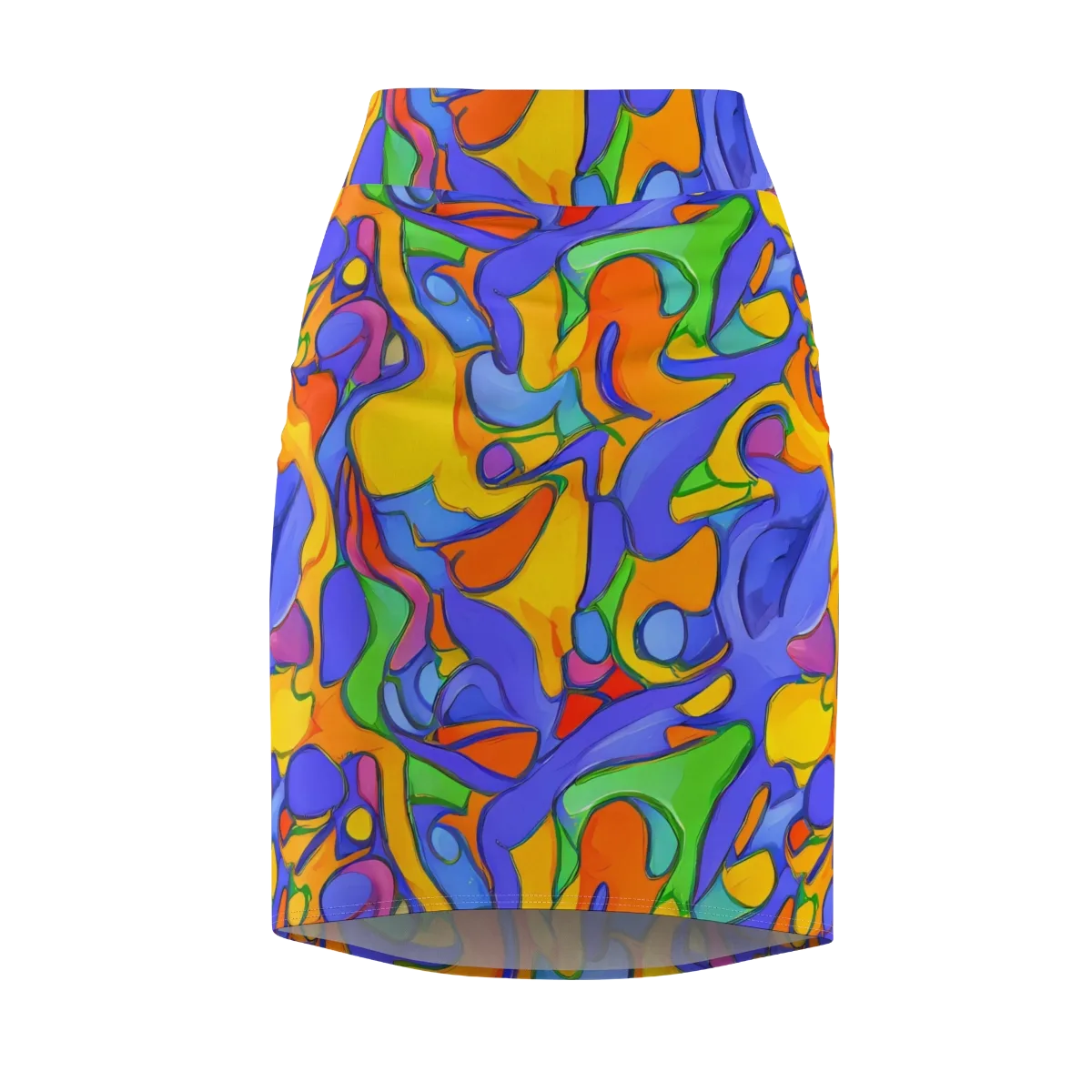 Joffe Swirl on Pencil Skirt — Front