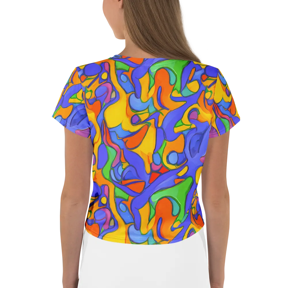 Joffe Swirl on Crop Tee — Back
