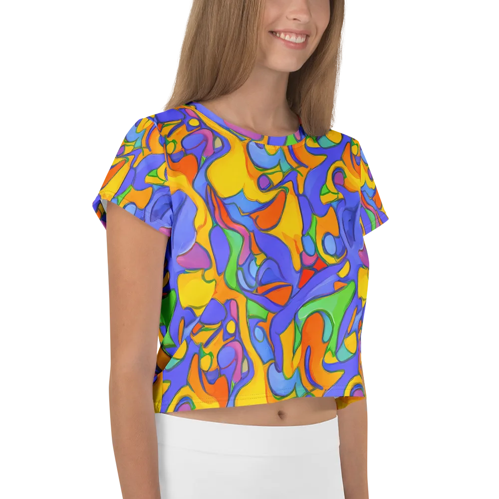 Joffe Swirl on Crop Tee — Right