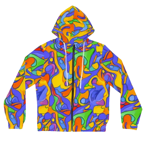 Joffe Swirl on a Women's Full-Zip Hoodie