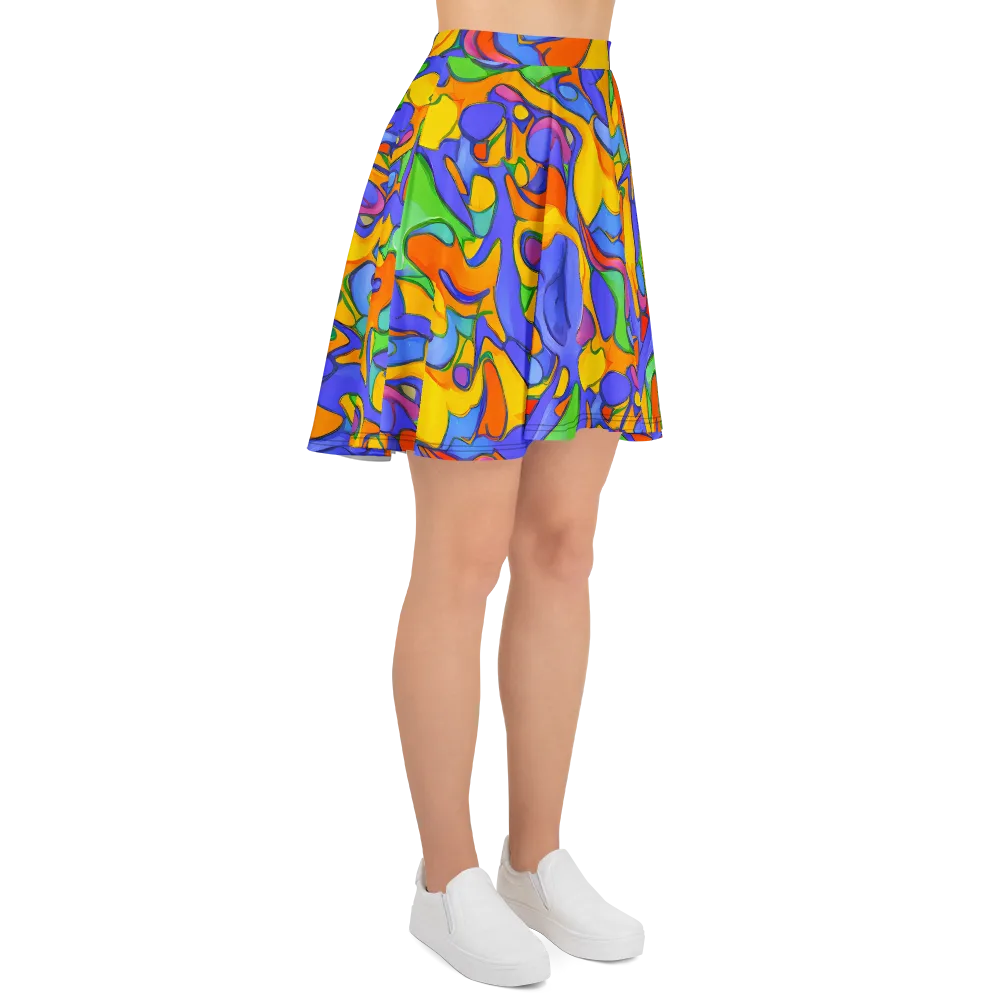 Joffe Swirl on Skater Skirt — Right