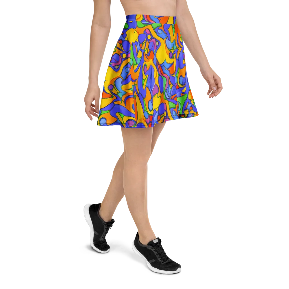 Joffe Swirl on Skater Skirt — Right