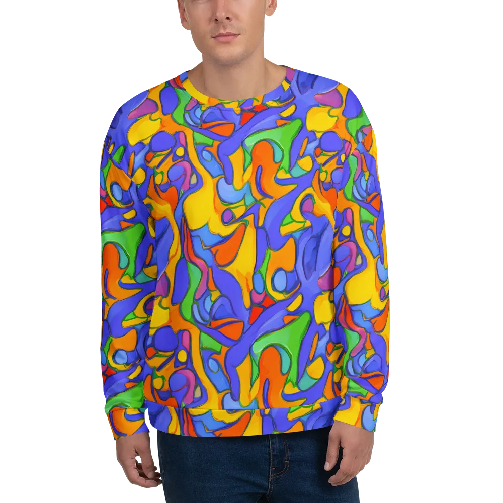 Joffe Swirl on Sweatshirt — Front