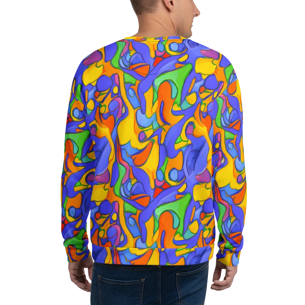 Joffe Swirl on Sweatshirt — Back