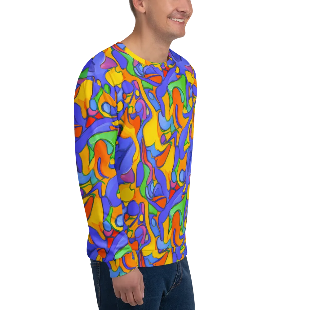 Joffe Swirl on Sweatshirt — Right Front