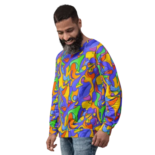 Joffe Swirl on a Sweatshirt