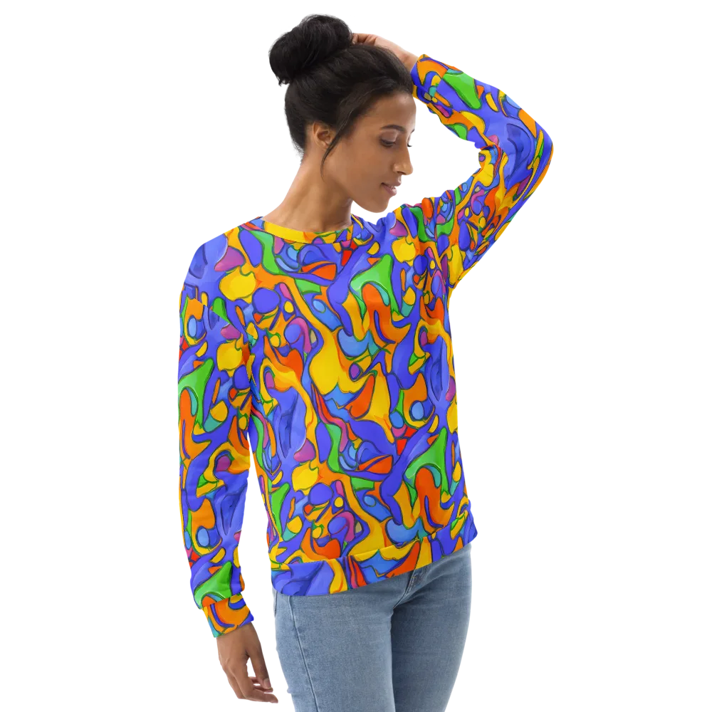 Joffe Swirl on Sweatshirt — Right Front