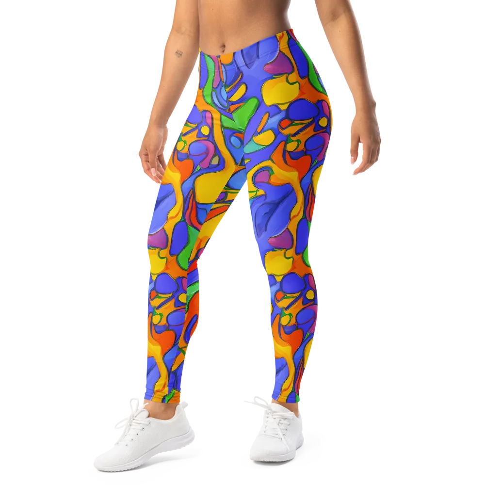 Joffe Swirl on Leggings — Left Front