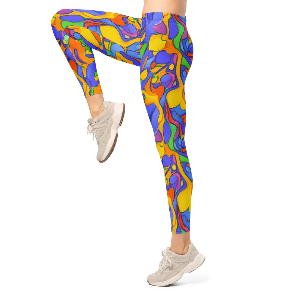 Joffe Swirl on Leggings — Left