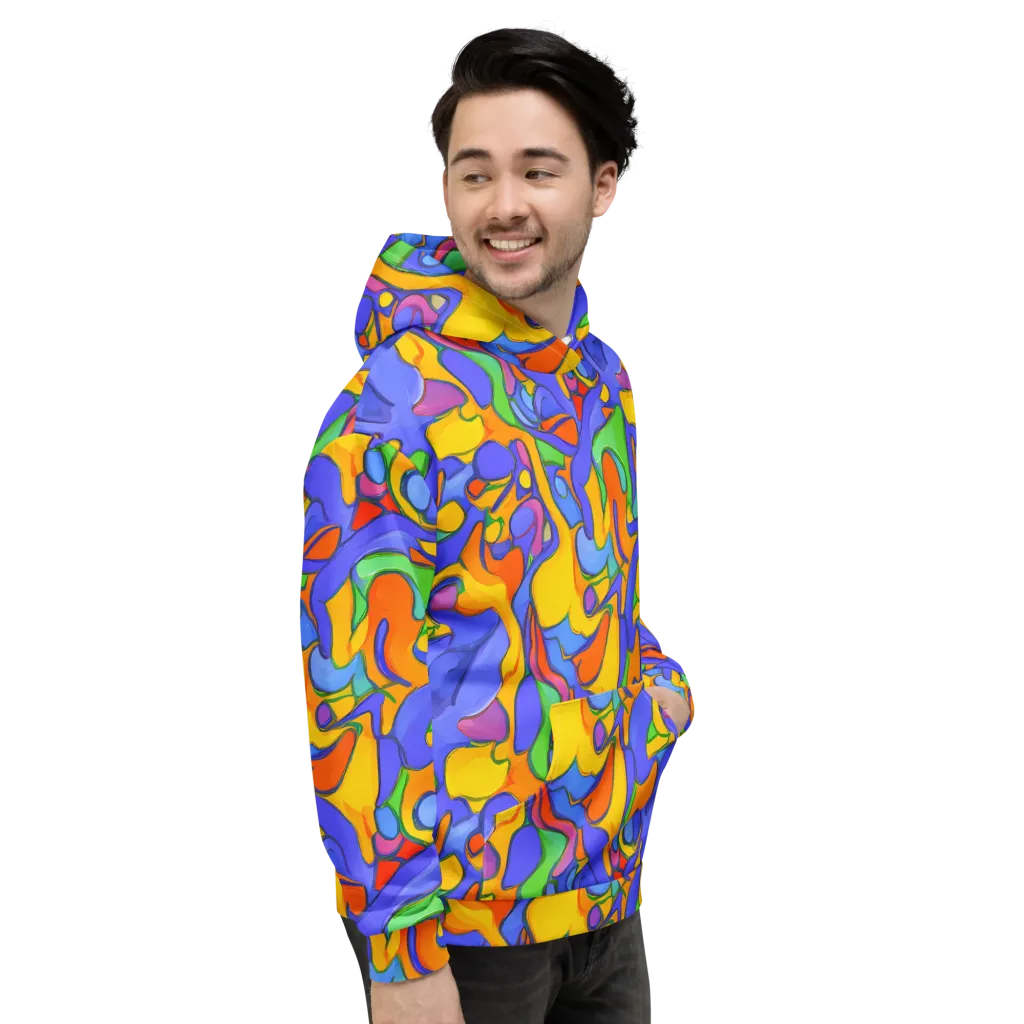 Joffe Swirl on Hoodie — Right