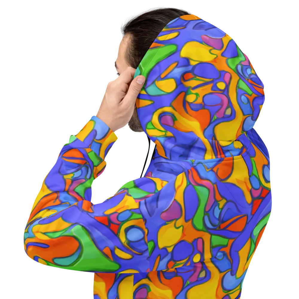 Joffe Swirl on Hoodie — Back