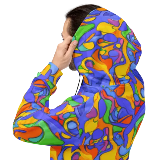 Joffe Swirl on a Hoodie