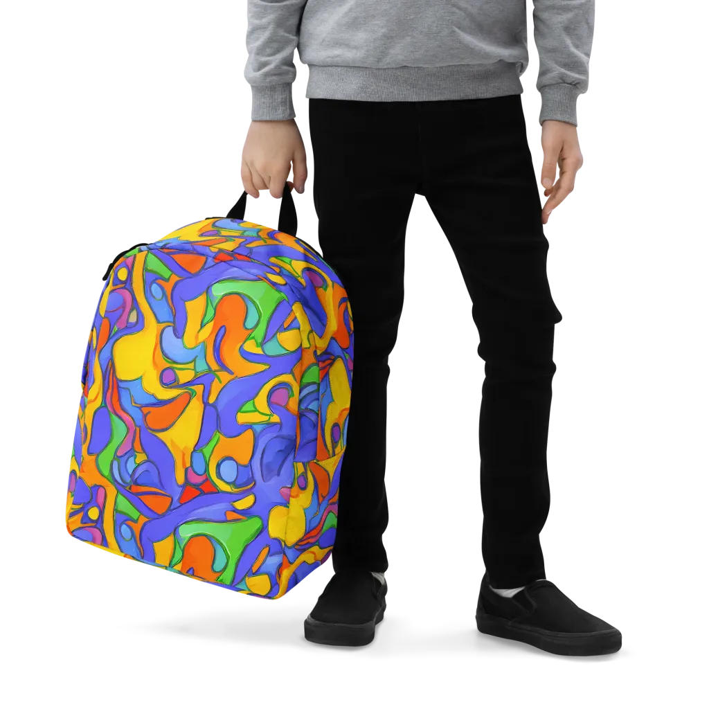 Joffe Swirl on Minimalist Backpack — Zoomed-in