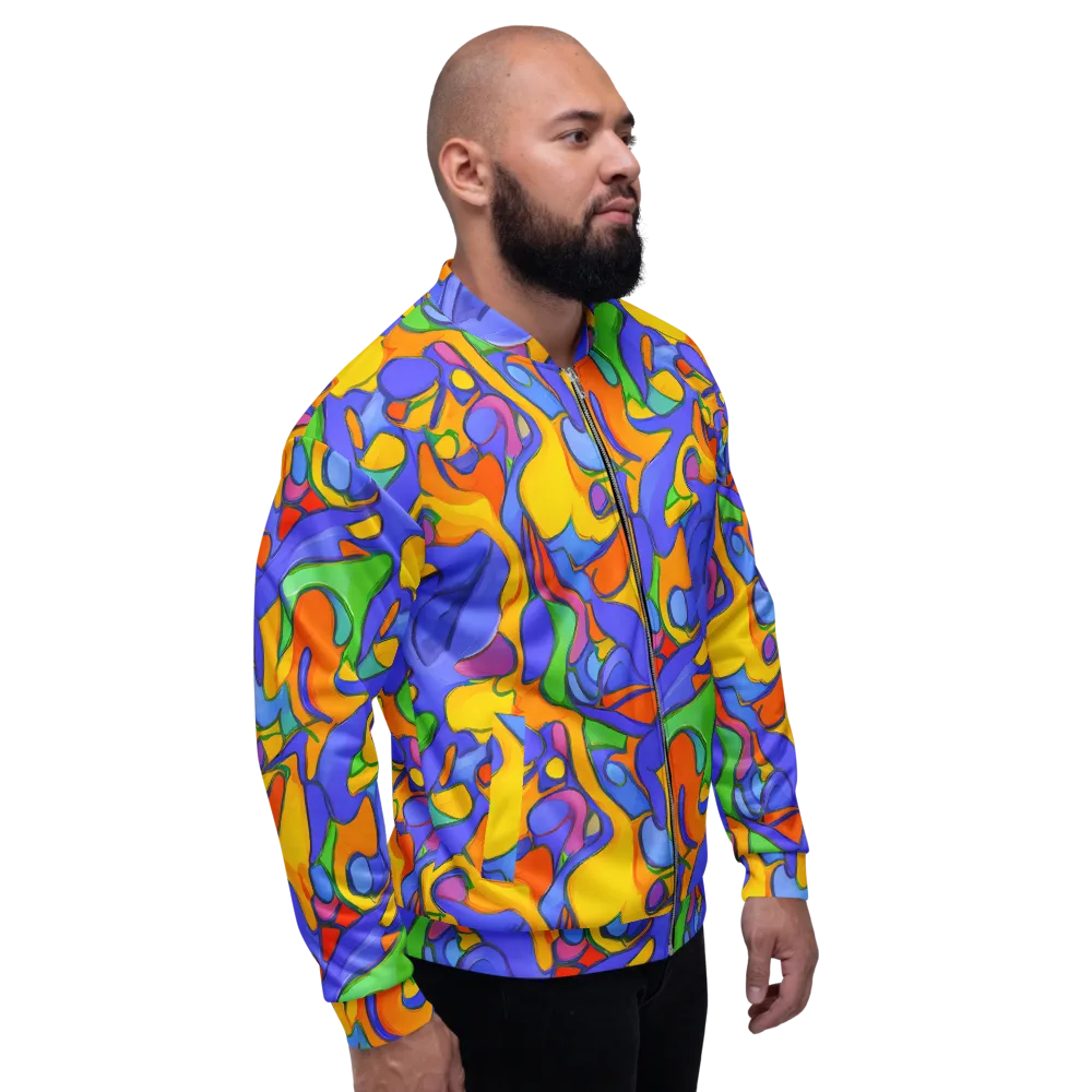 Joffe Swirl on Bomber Jacket — Right