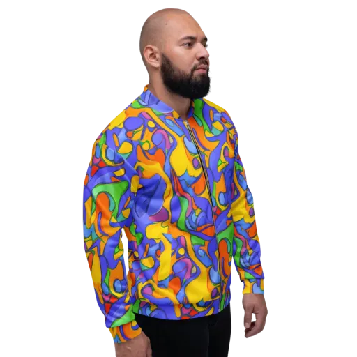 Joffe Swirl on a Bomber Jacket