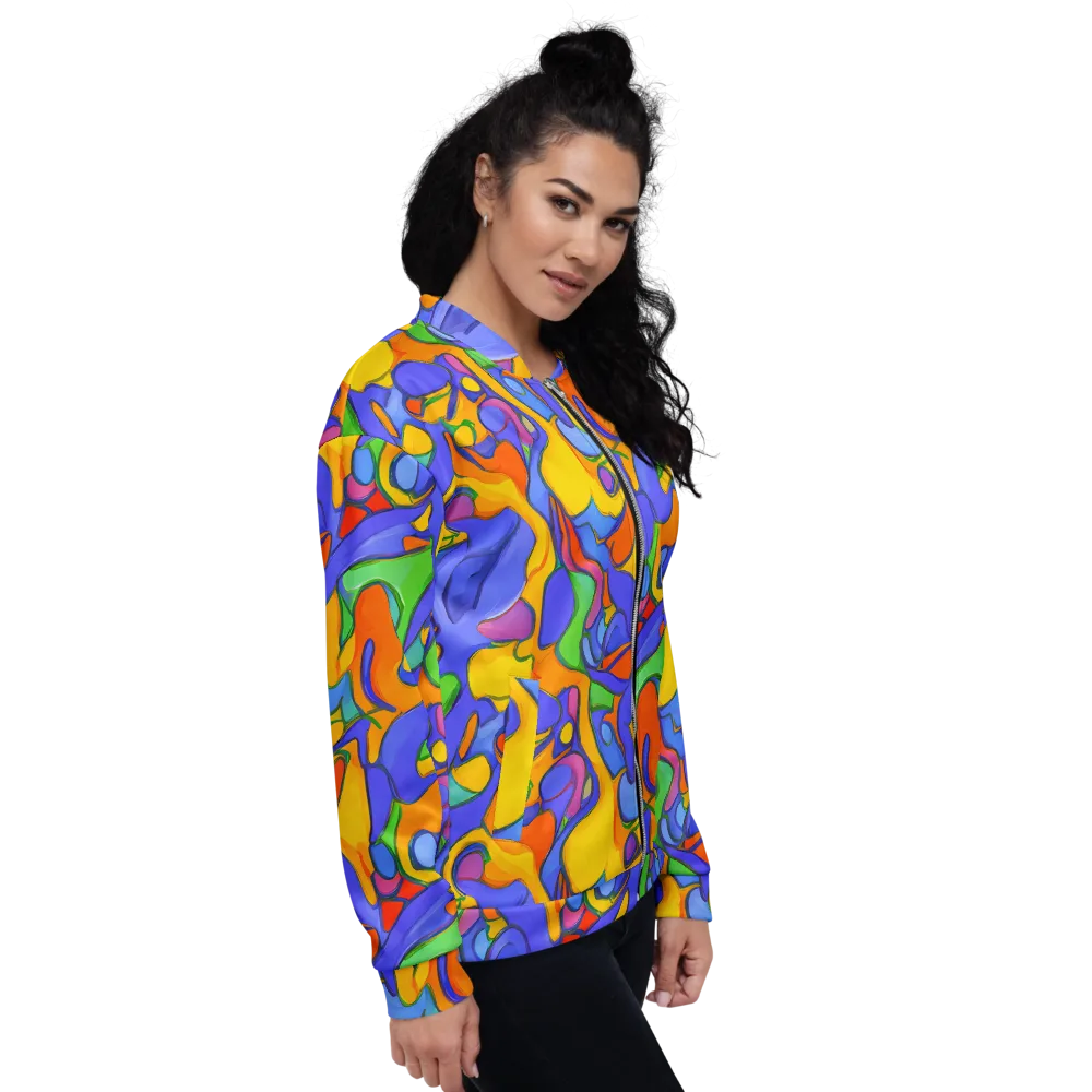 Joffe Swirl on Bomber Jacket — Right