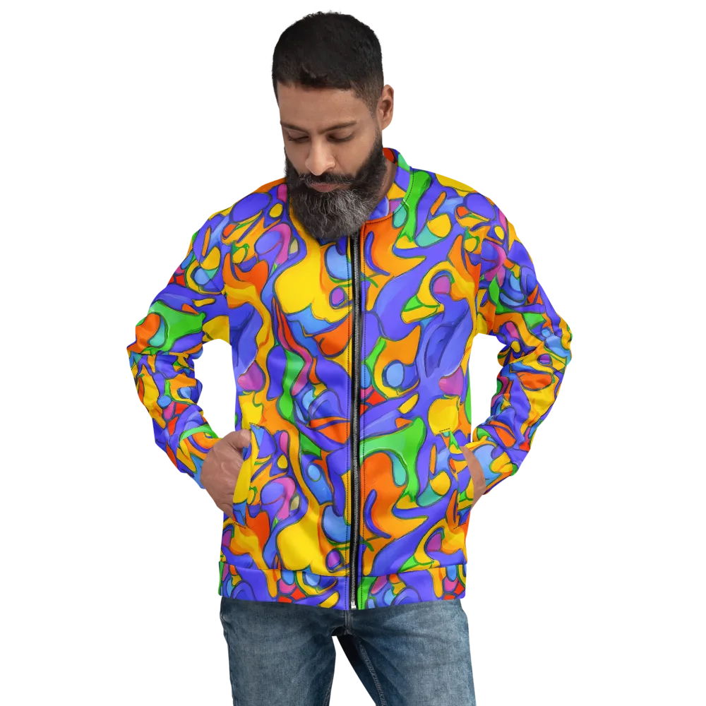 Joffe Swirl on Bomber Jacket — Front