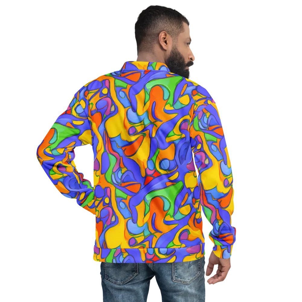 Joffe Swirl on Bomber Jacket — Back