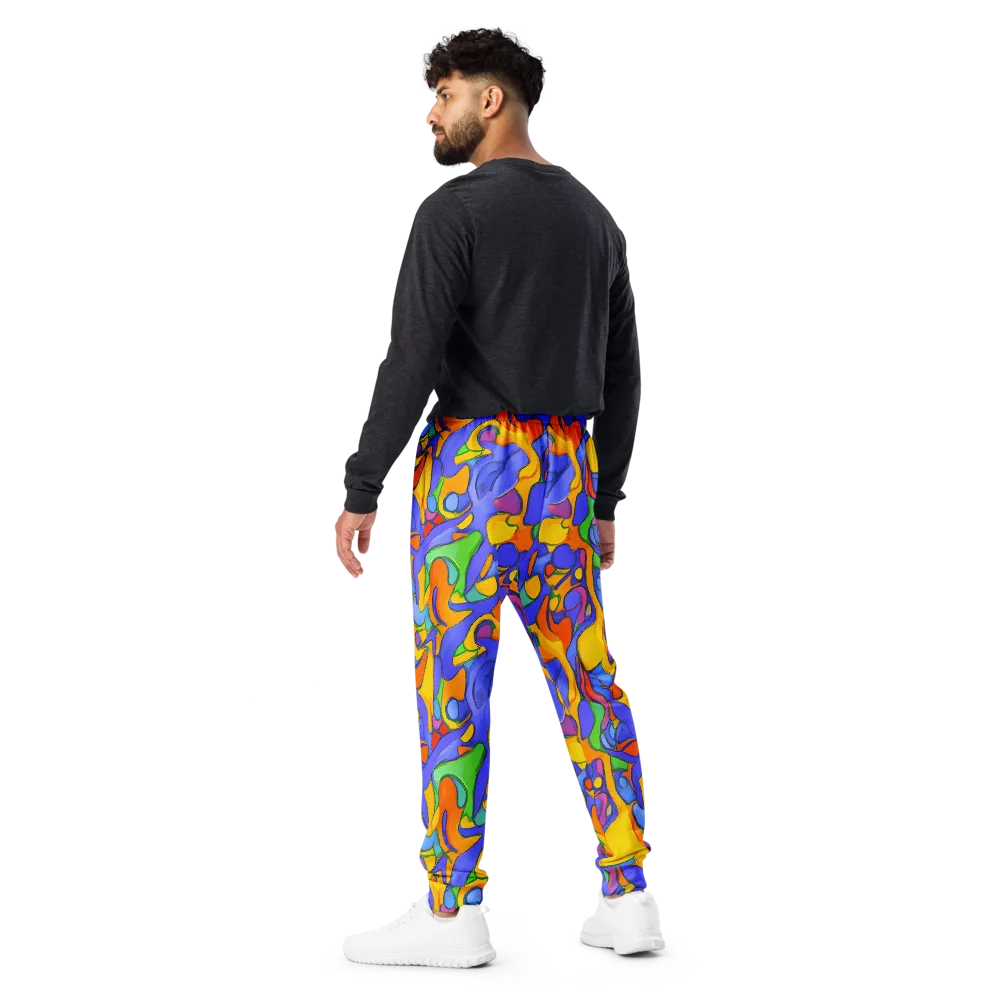 Joffe Swirl on Men's Joggers — Back